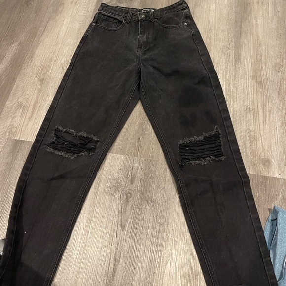 prettying little thing black mom jeans - Picture 5 of 9